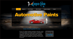 Desktop Screenshot of coopercolor.com